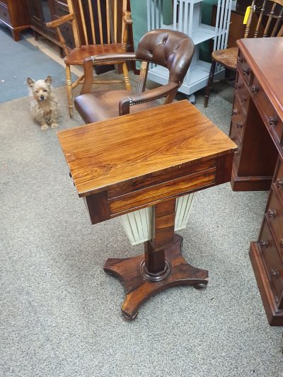 Antique Rosewood Work Table - Image 2