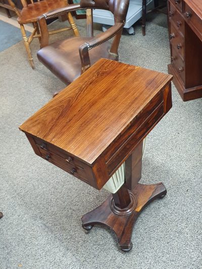 Antique Rosewood Work Table - Image 7