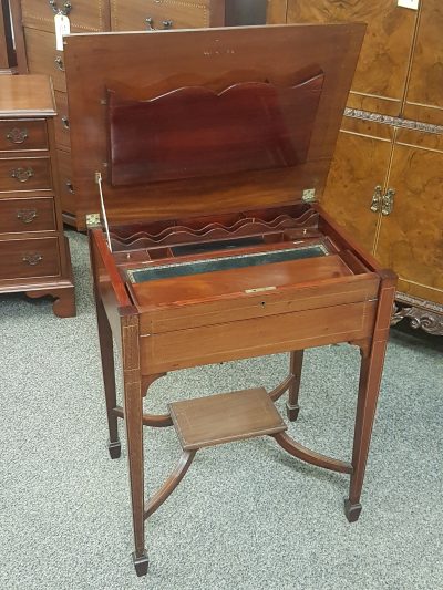 Small Antique Writing Table Desk - Image 9