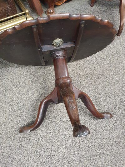 Antique Georgian Tripod Coffee Table - Image 5