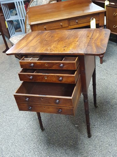 Antique Georgian Work Table - Image 4