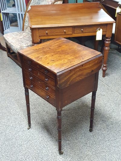 Antique Georgian Work Table - Image 2