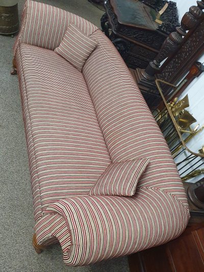 Antique Victorian Settee Sofa - Image 3