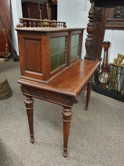 Antique French Oak Side Table - Image 4