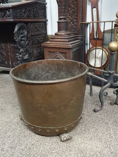 Antique Fireplace Log Bin - Image 3