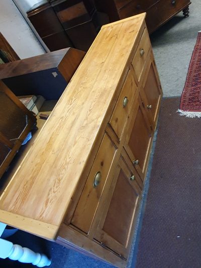 Antique Pine Kitchen Dresser - Image 7