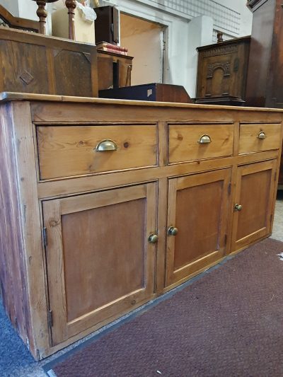 Antique Pine Kitchen Dresser - Image 6