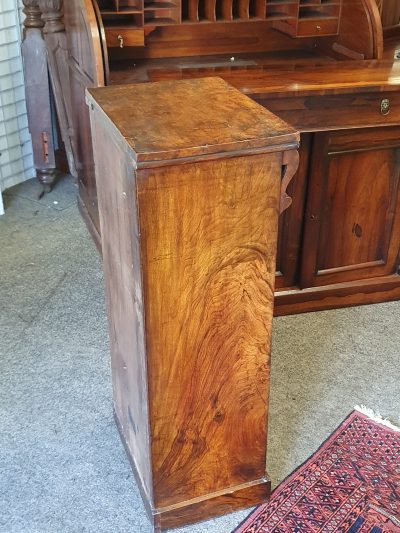 Antique Victorian Walnut Wellington Chest - Image 2