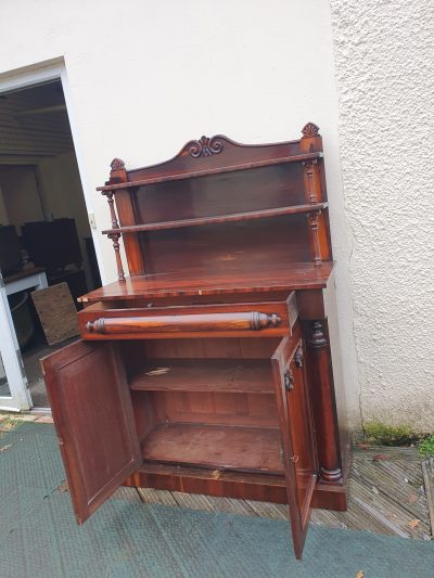 Good Antique Victorian Rosewood Chiffonier - Image 3