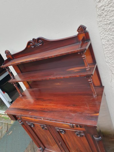 Good Antique Victorian Rosewood Chiffonier - Image 5