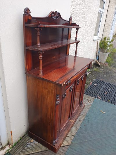 Good Antique Victorian Rosewood Chiffonier - Image 2