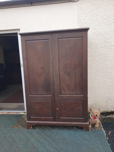 Antique Victorian Wardrobe - Image 4