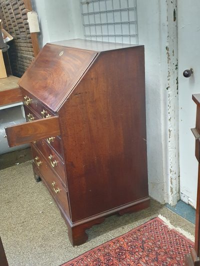 Antique Georgian Bureau Writing Desk - Image 3