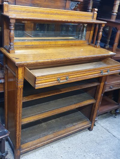 Antique Oak Gillow's Bookcase - Image 3