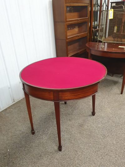 Antique Georgian Demi Lune Card Table - Image 3