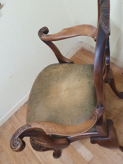 Good Antique Georgian Armchair - Image 4