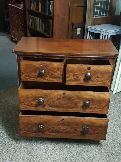 Small Antique Victorian Chest of Drawers - Image 6