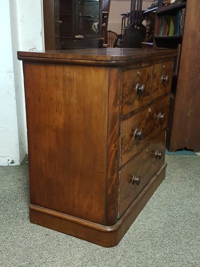 Small Antique Victorian Chest of Drawers - Image 8