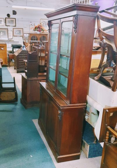 Antique Victorian Bookcase - Image 2