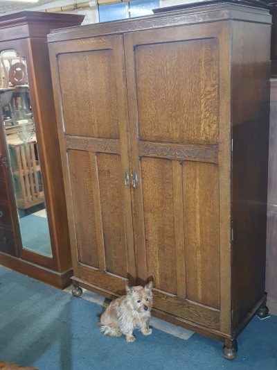 Antique Edwardian Wardrobe - Image 2