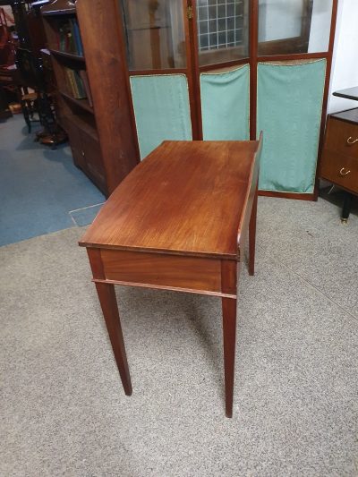 Antique Bow Front Side Table - Image 2