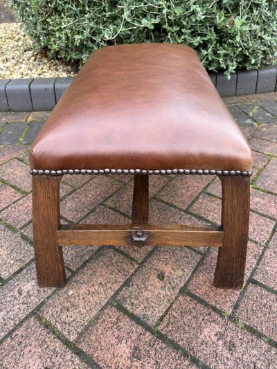 Arts & Crafts Cotswold School Stool - Image 4