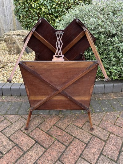 Art Nouveau Mahogany Occasional Table - Image 8