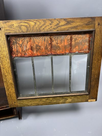 Arts & Crafts Oak Wall Cabinet - Image 6