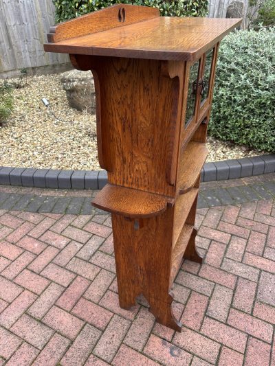 Arts & Crafts Oak Bookcase - Image 5