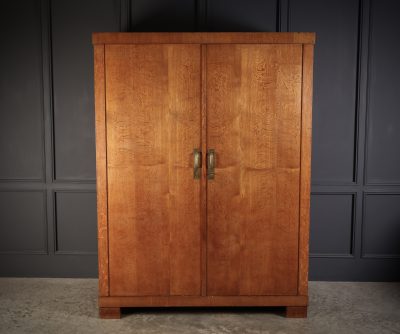 Art Deco Oak Compactum Wardrobe - Image 2