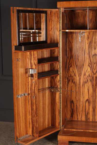 Art Deco Oak Compactum Wardrobe - Image 5