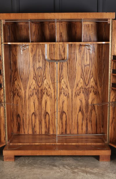 Art Deco Oak Compactum Wardrobe - Image 6