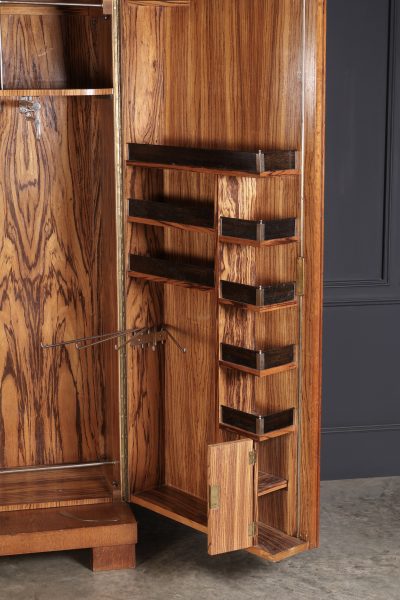 Art Deco Oak Compactum Wardrobe - Image 7