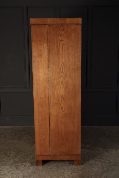 Art Deco Oak Compactum Wardrobe - Image 9