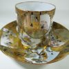 Japanese Satsuma Coffee Cup and Saucer - Image 2
