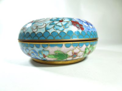 Chinese Cloisonne Trinket Box - Image 4