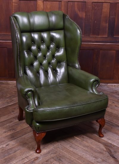 Green Chesterfield Arm-Chair - Image 2