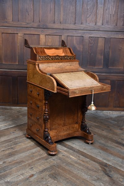 Victorian Walnut Pop Up Piano Top Davenport SAI3696 - Image 2