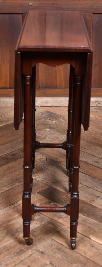 Edwardian Mahogany Drop Leaf Table SAI3649 - Image 4