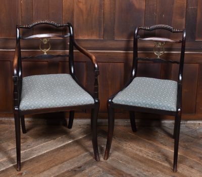 Set Of 6 Georgian Dining Room Chairs SAI3705 - Image 4