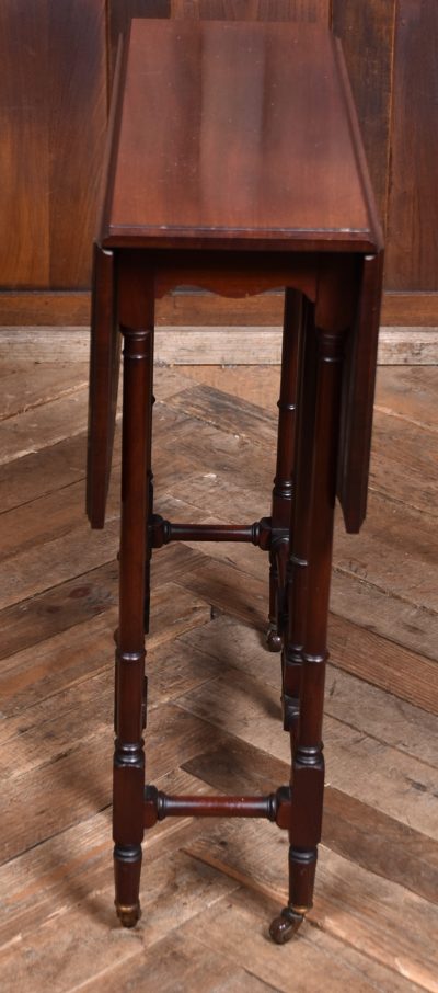 Edwardian Mahogany Drop Leaf Table SAI3649 - Image 6