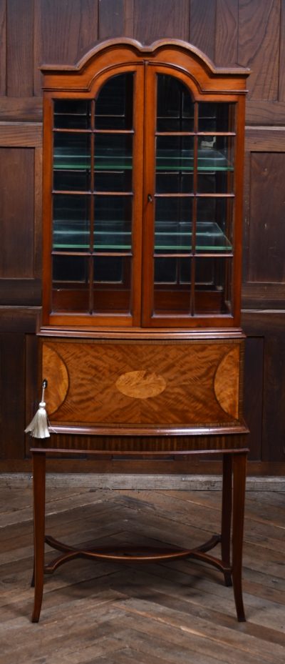 Edwardian Mahogany Display Cabinet SAI3684 - Image 7