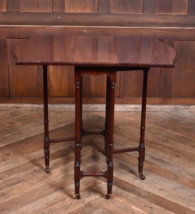 Edwardian Mahogany Drop Leaf Table SAI3649 - Image 8