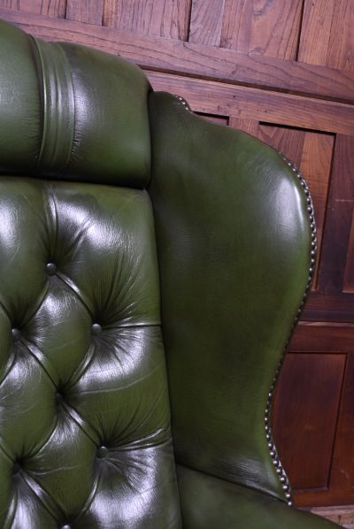 Green Chesterfield Arm-Chair - Image 10