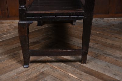 18th Century Oak Hall Bench SAI3644 - Image 11