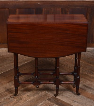 Edwardian Mahogany Drop Leaf Table SAI3649 - Image 2