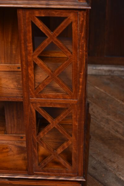 Edwardian Satinwood Revolving Bookcase SAI3678 - Image 5