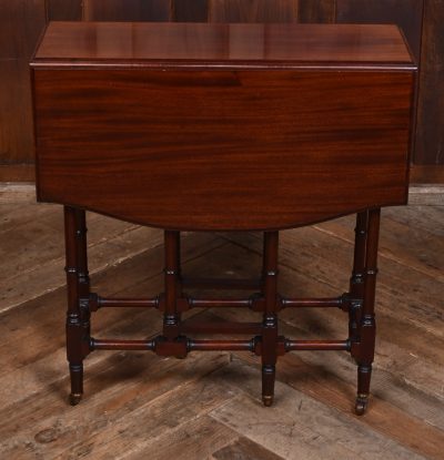 Edwardian Mahogany Drop Leaf Table SAI3649 - Image 4