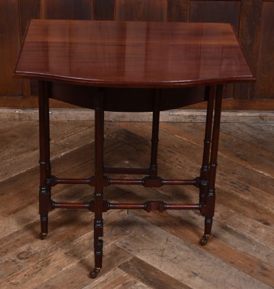 Edwardian Mahogany Drop Leaf Table SAI3649 - Image 5