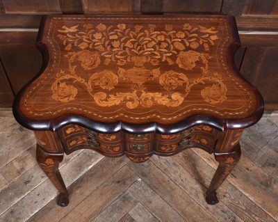 Mahogany Dutch Marquetry Lowboy SAI3720 - Image 10